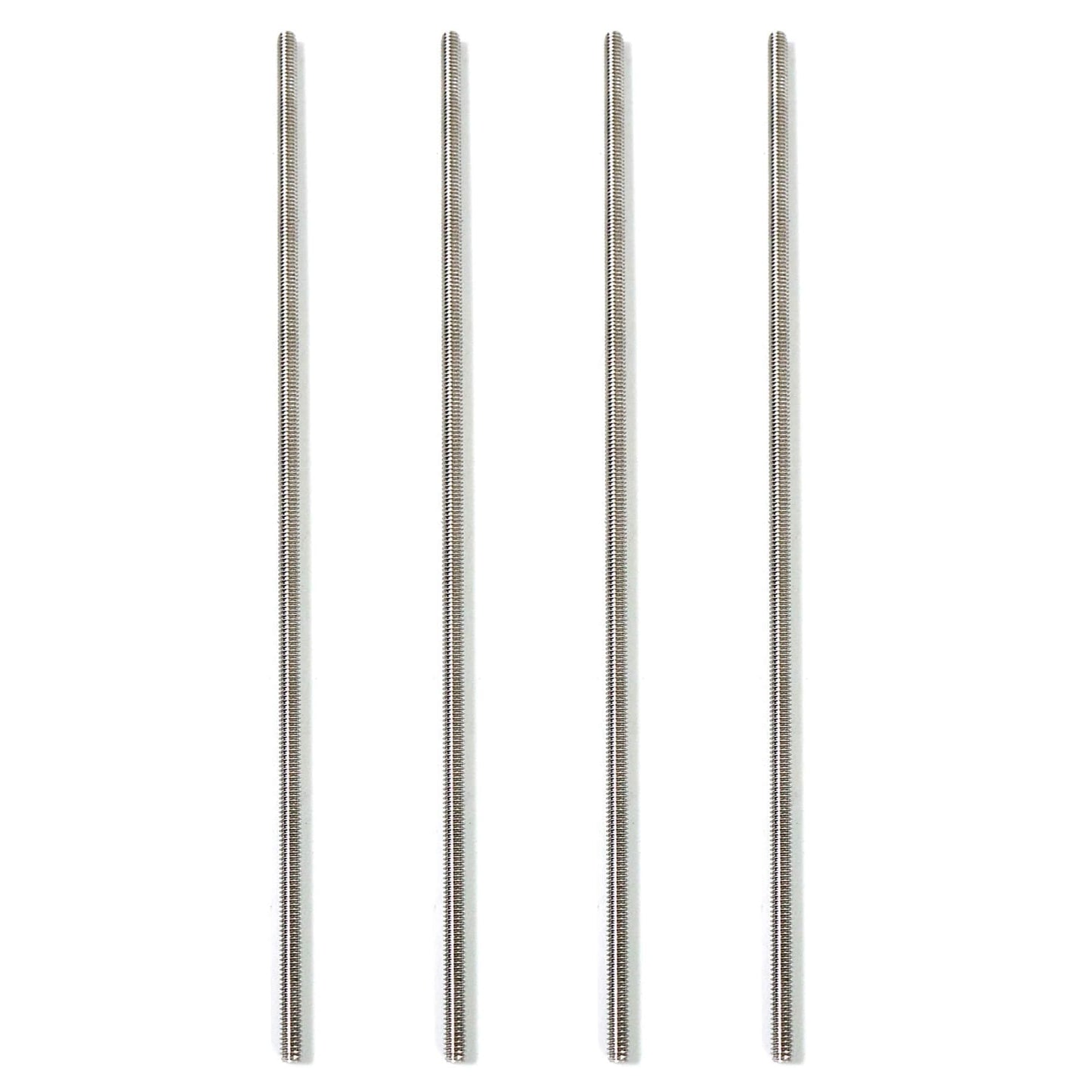 NIDAYE Stainless Steel Fully Threaded Rod, 1/4" -28 Thread Size, 12" Length, Right Hand Threads, 4 Pieces