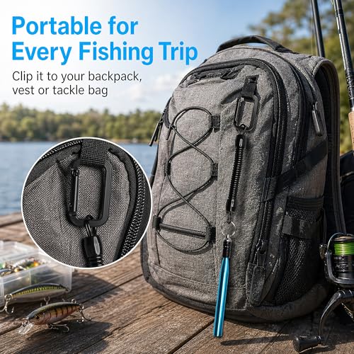 Wacky Rig Tools Set with 320 O-Rings - Blue Fishing Kit