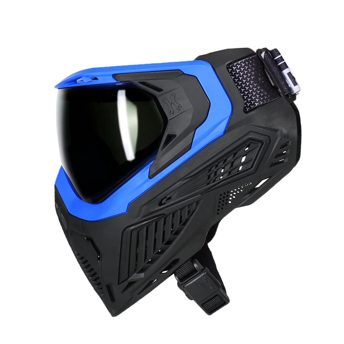 HK Army SLR Face Mask Goggle with Thermal Anti Fog HD Pure Lens System for Paintball and Airsoft - Sapphire