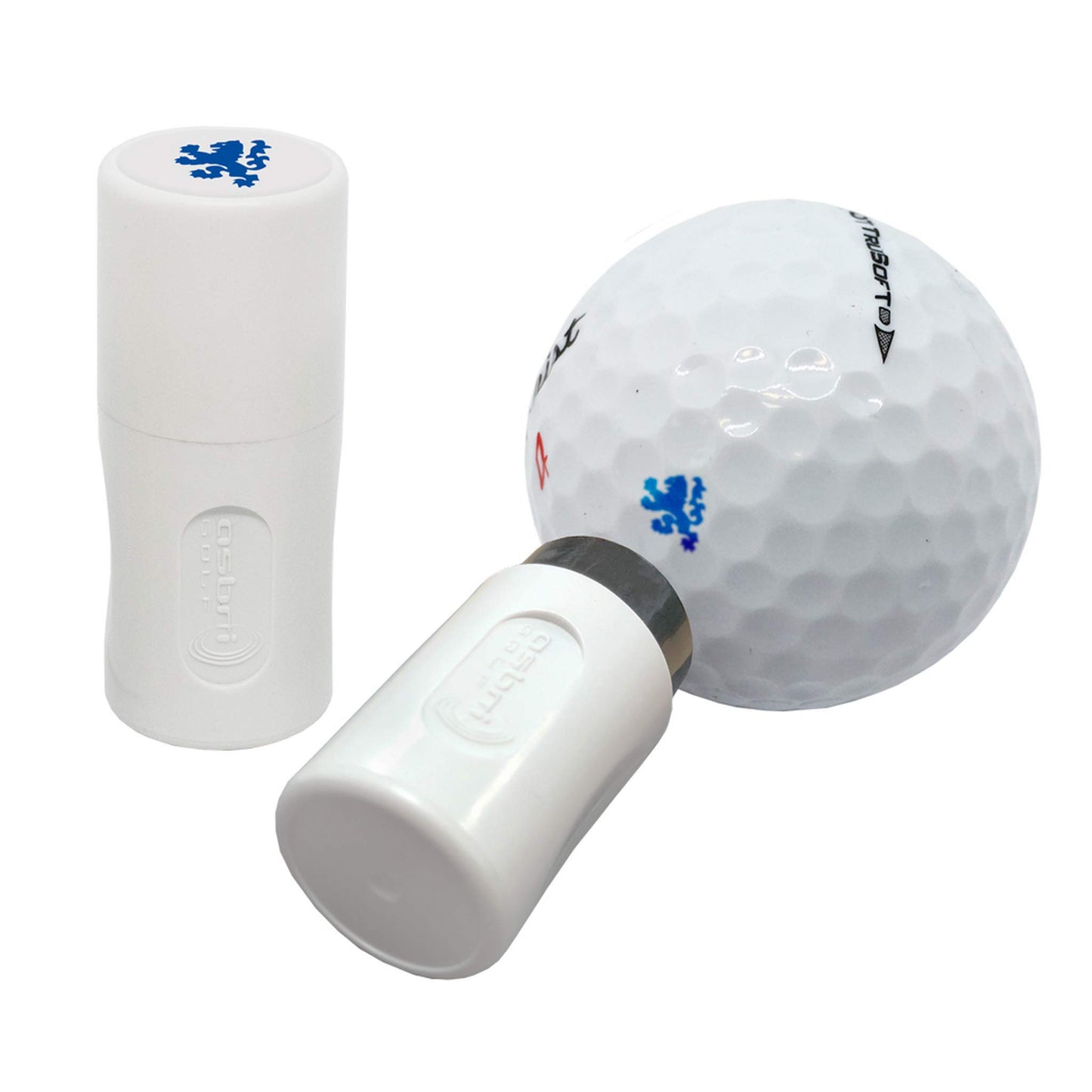 Asbri Golf Lion Ball Stamper - Blue