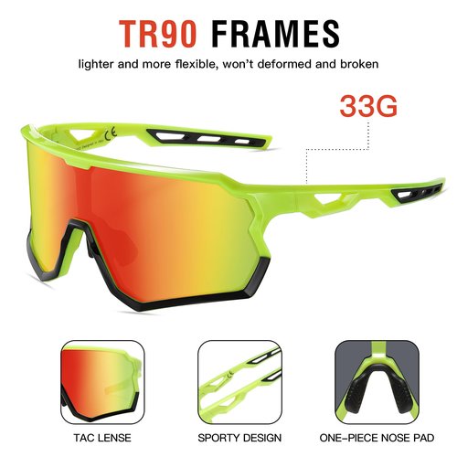 DUCO Cycling Sunglasses Men Women Polarized Sports Sunglasses TR90 Baseball Fishing Sun glasses uv 400 Protection 0035
