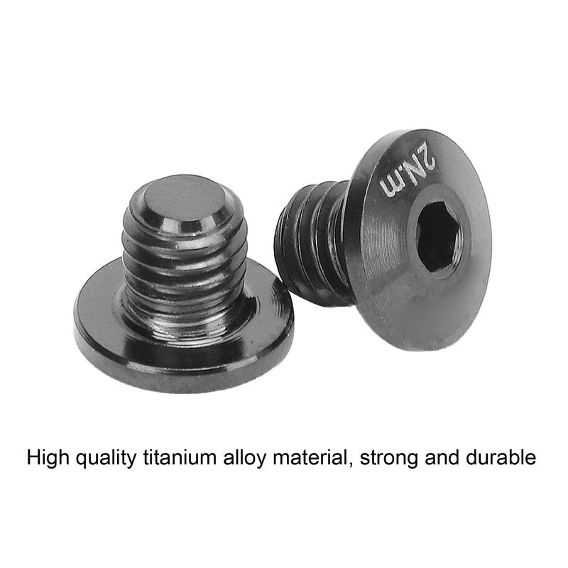 SPYMINNPOO Brake Hardware Kit, Alloy Integral Hydraulic Brake Bolts Brake Lever Screw Compatible with M7000 M8000 M9000 M9020 (Black)