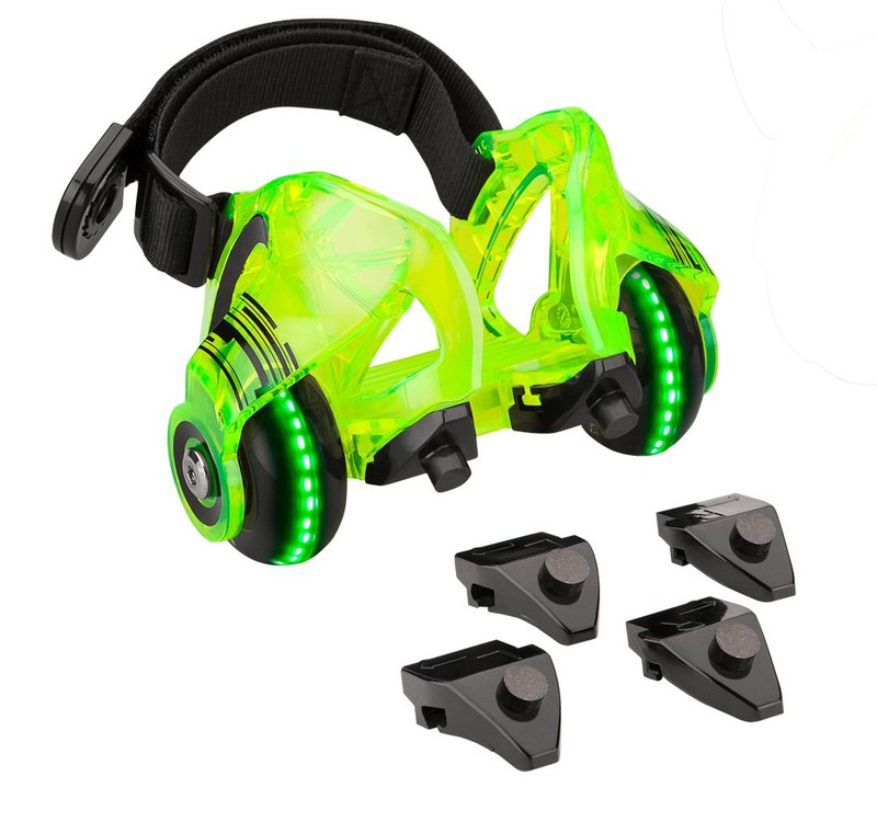 Razor Jetts DLX Heel Wheels - Neon Green - FFP