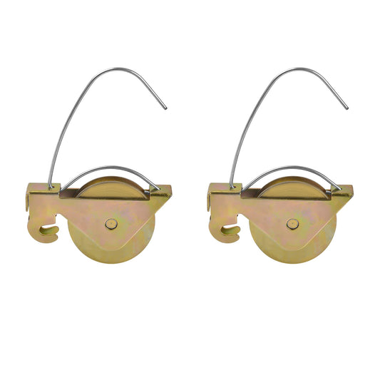 2-Pack Sliding Screen Door Rollers - Compatible with KDEX20 Series KD Screen Doors | Durable 1-1/4" Steel Ball Bearing Tension Wheels for Smooth Glide & Easy Replacement