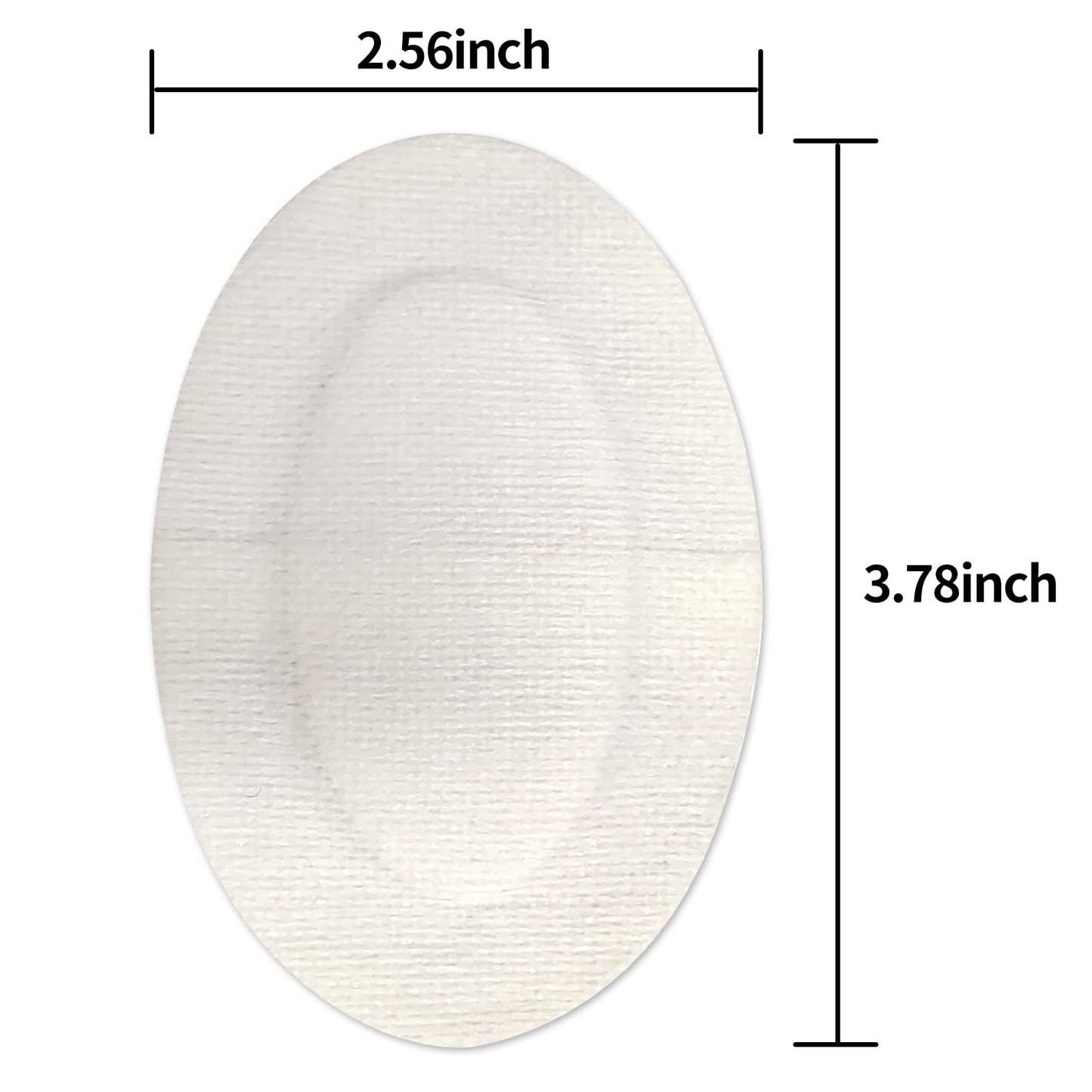 40pcs Non-Woven Eye Pads Patches Adhesive Bandages Wound Dressings for Adults