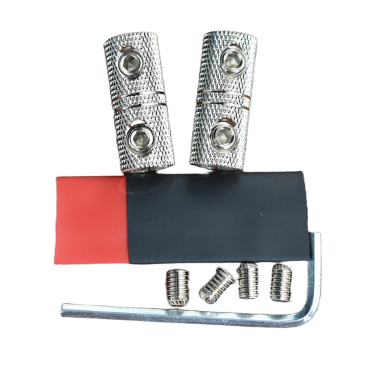 4 Gauge Wire Splicer Butt Connectors – 2 PCS Heavy-Duty Amp Wire Splicing Terminals with Heat Shrink Tubing