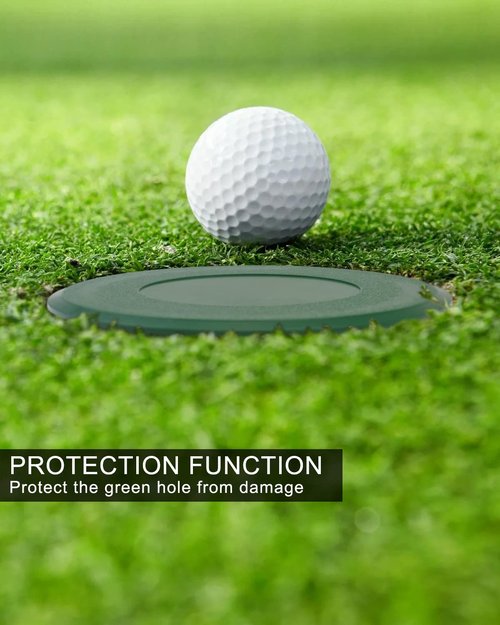 Golf Hole for Putting Green Cover Cup Lid Outdoor Activities Practice Training Aids, 3 Pack