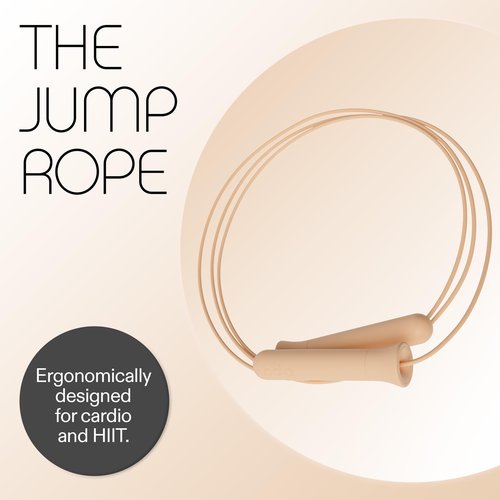Bala Weighted Jump Rope for Women & Men, Sand - Adjustable & Replaceable Jumping Rope for Adults - Workout Jump Rope Ergonomically Designed for Cardio & HIIT - Skipping Rope with Silicone Handles