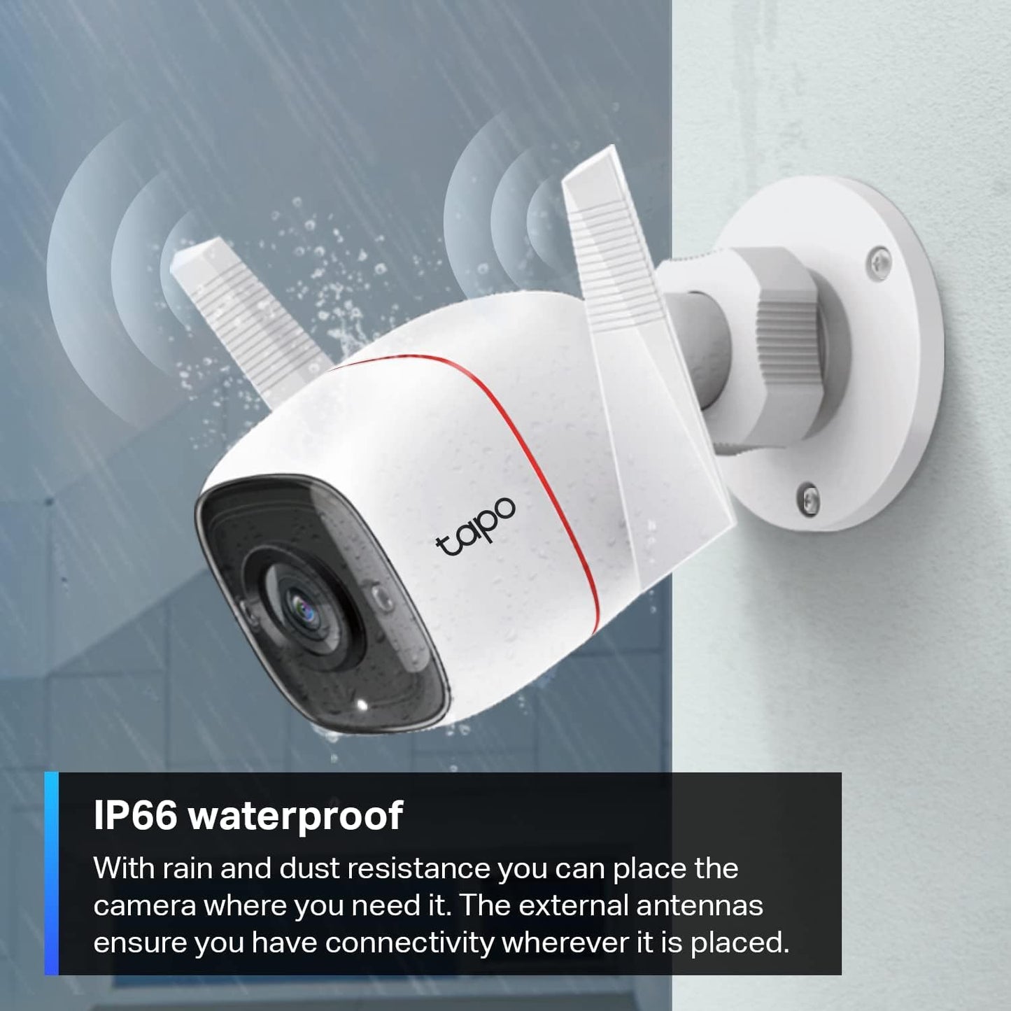 TP-Link Tapo 2K QHD Outdoor Security Camera with Color Night Vision & AI Detection