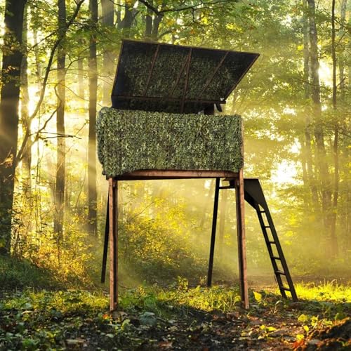 Camouflage Netting Bulk Roll - Woodland Camo 4.9ft x 6.56ft