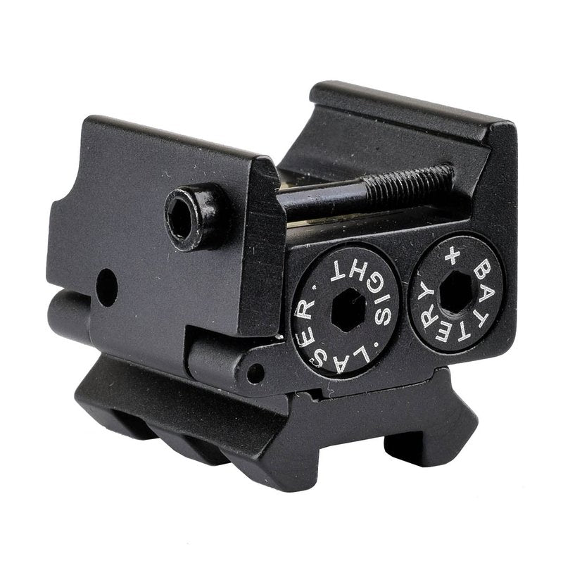 WIPBOTEN Adjustable Red Dot Beam Laser Sight Gun for Hunting Gun Rifle Pistol Handgun 20mm Mount with Button (top Rail)