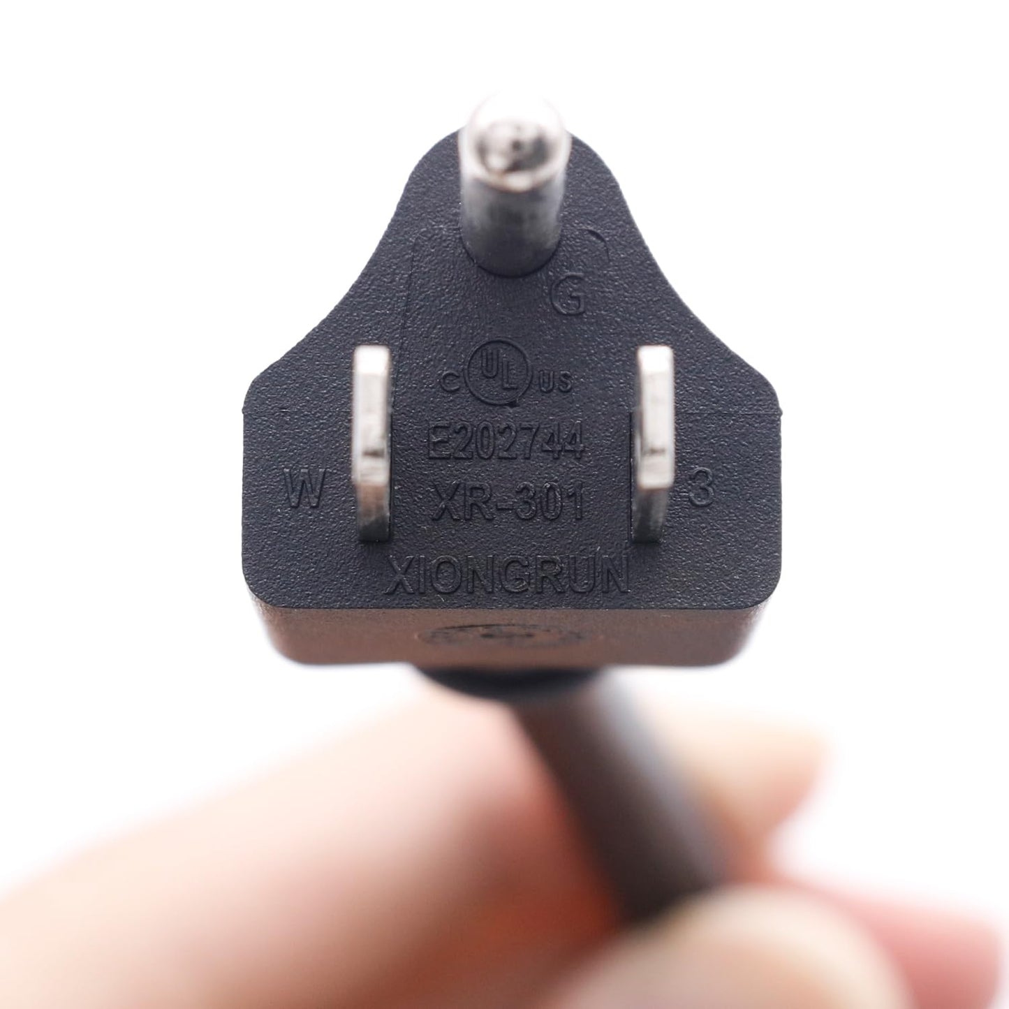 FIRMERST 14 Gauge 10 feet 3 Prong Power Cord Replacement with Three Screw Terminal, NEMA 5-15P