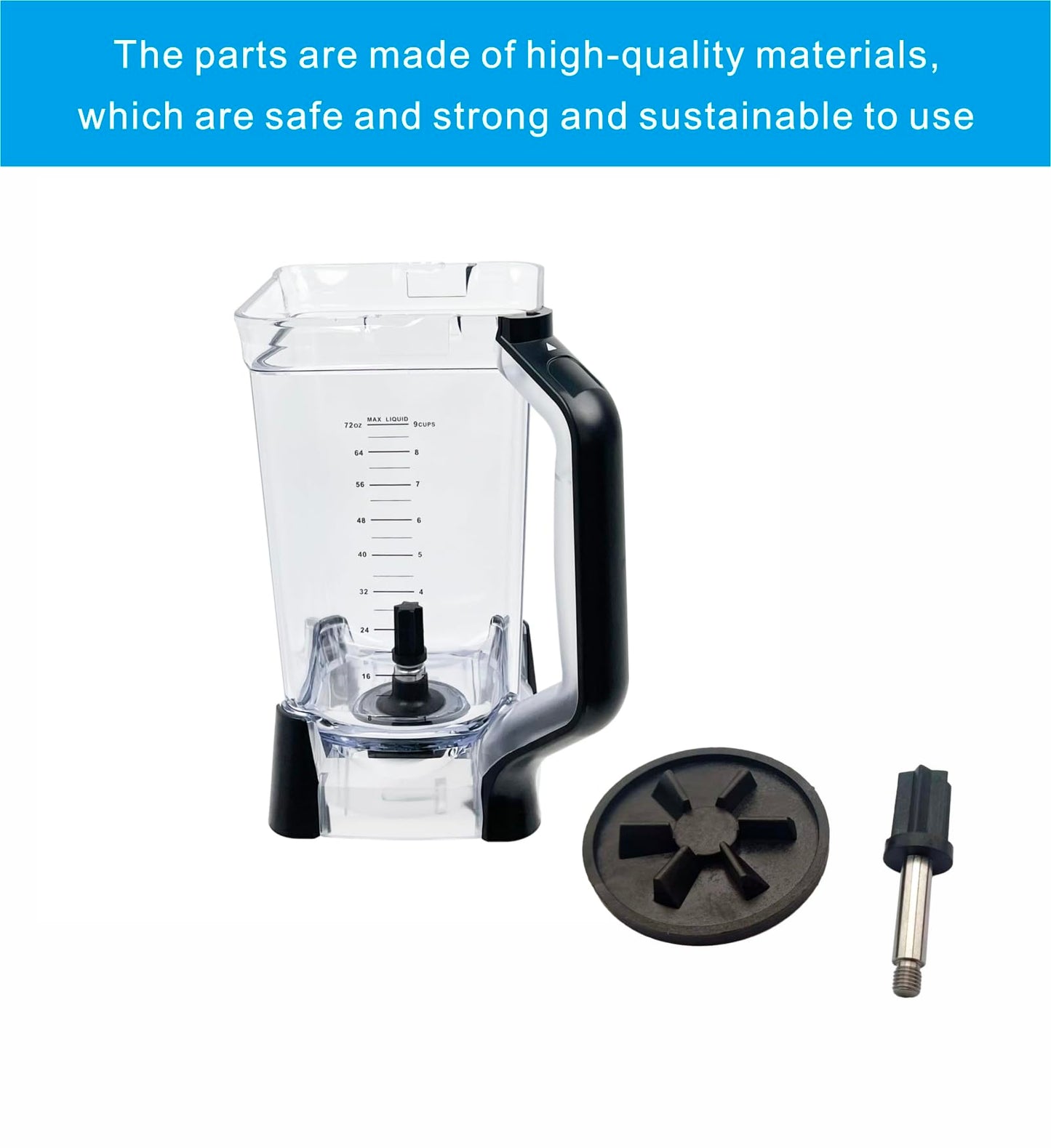 Compatible with Ninja BL610, BL710, CT610 Series Blender Parts, Blade Drive Clutch & Drive Pin Stud, Replacement Coupling Kit for Ninja Professional Blender Accessories