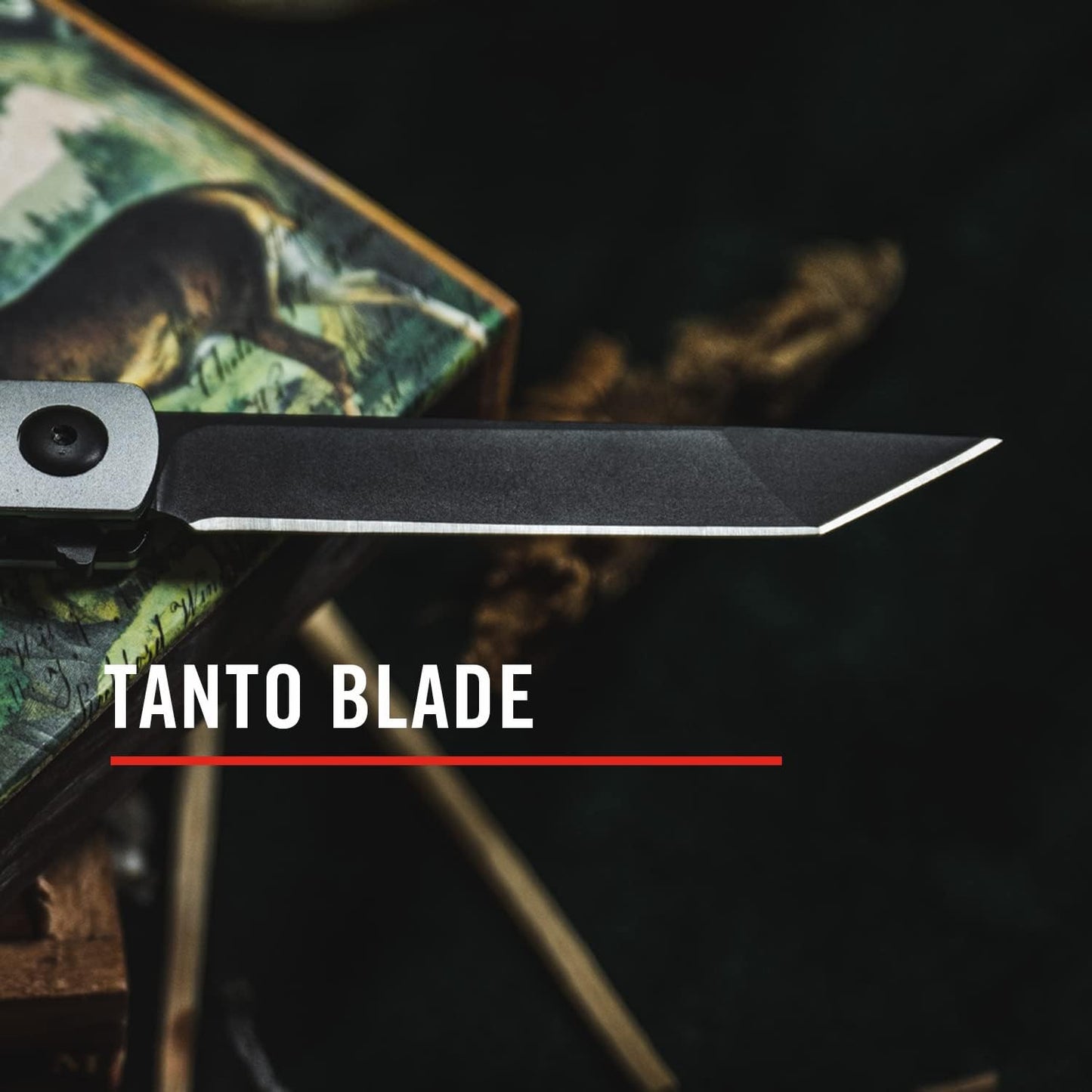 EDC Folding Pocketknife with Tanto Blade | Coast Founder's Collection Gentleman's Knife