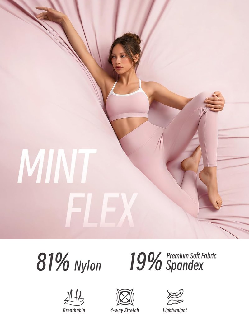 Seamless Scrunch Butt Leggings for Women High Waisted Soft Butt Lift Leggings – Gym Outfits for Casual Athleisure Wear