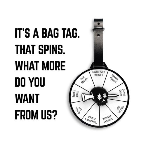 Chump Change | Fun Golf Gambling Game | On-Course Golf Spinner | Golf Bag Tag