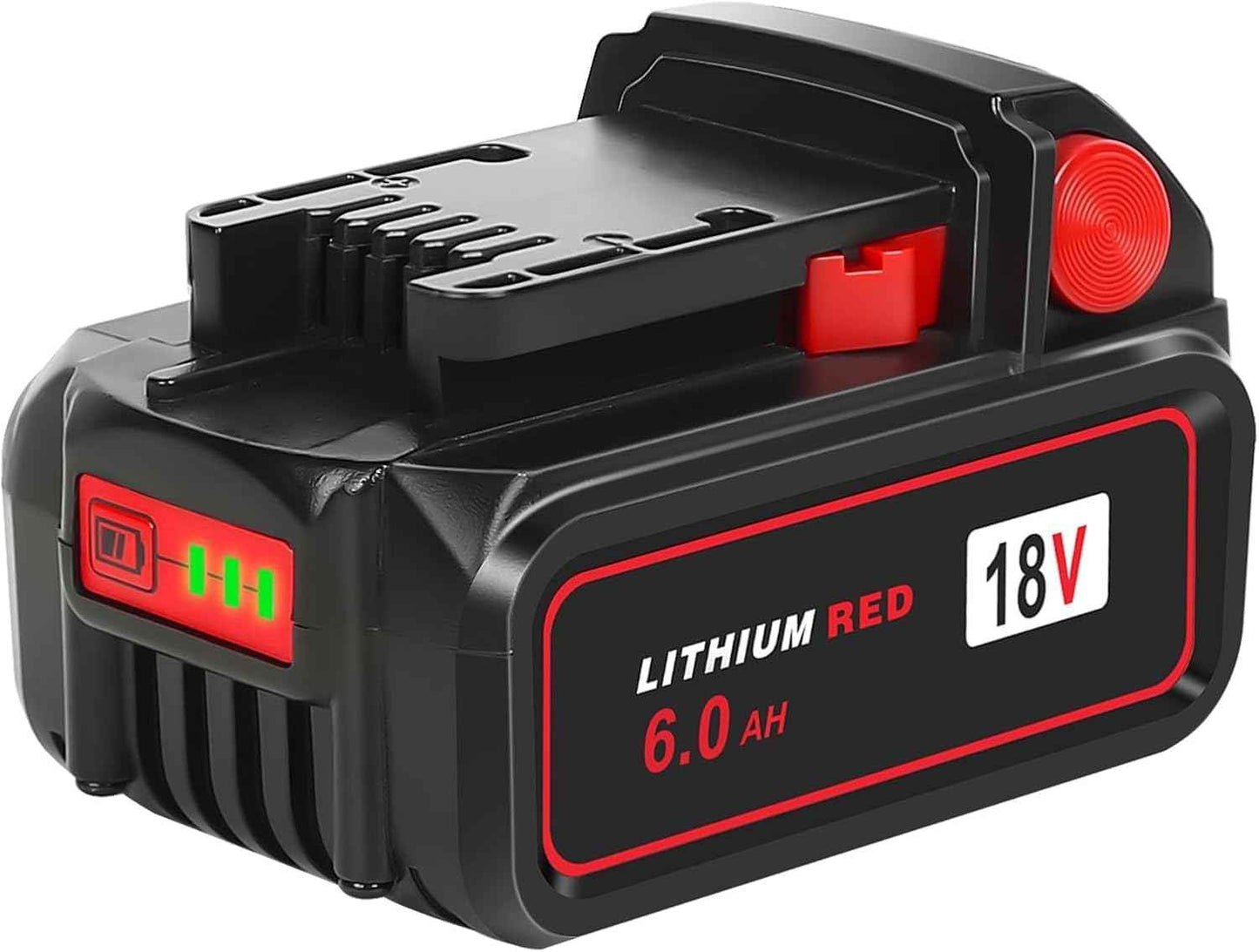 Milwaukee M18 6.0Ah Lithium-ion Battery Replacement (2-Pack) - Compatible with 18V Chargers & Tools