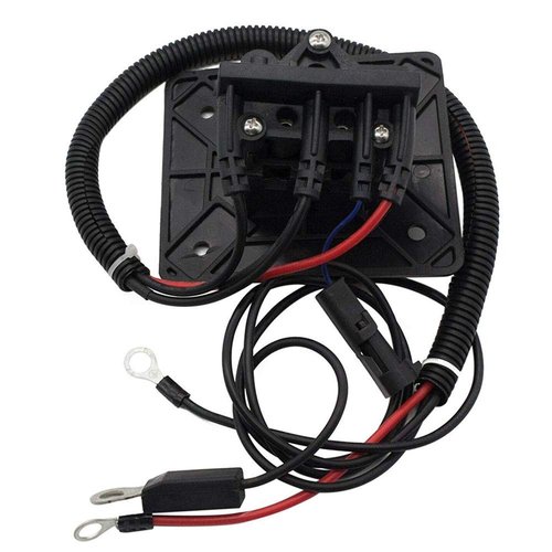 BeAcc Golf Carts 48V Delta Q Charger Receptacle Fits on E-Z-GO Electric 48 Volt RXV 2008up & 2010-current 2Five Vehicles,602529