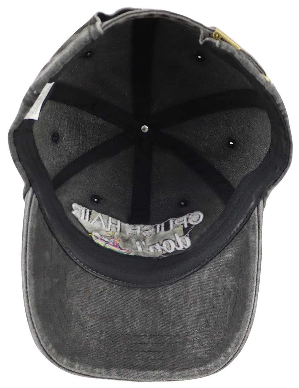 VIPCapz Cruise Hats for Women Men, Boat Accessories Captain Hat, Nautical Decor Baseball Cap, Christmas Birthday Cruise Gifts for Boater Sailor Skipper Friend Black