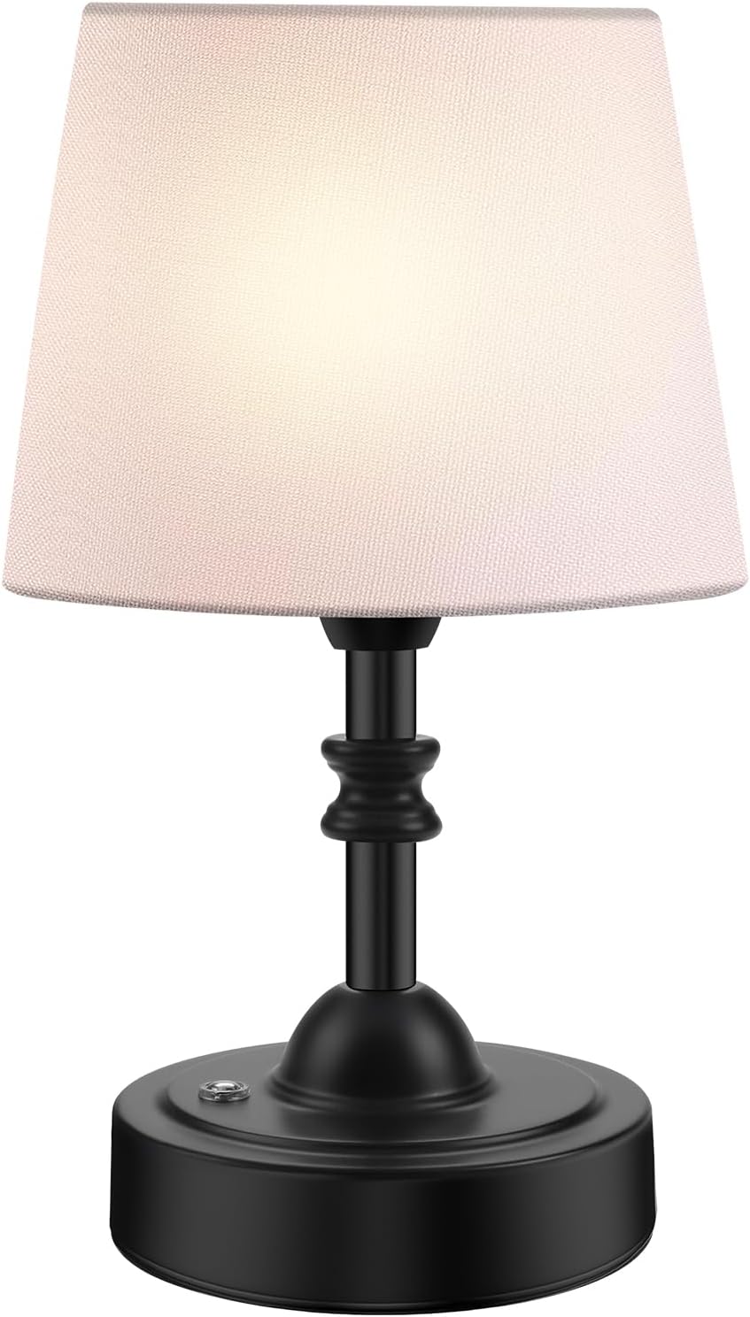 Rechargeable Cordless Touch Table Lamp - 5000mAh Battery, 3-Level Dimmable, Portable Brass Night Light for Home & Patio