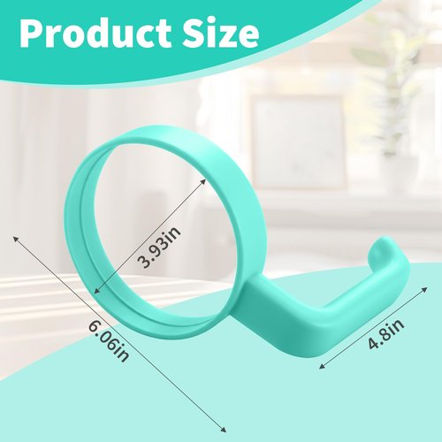 30 oz Tumbler Handle for Frost Buddy Togo Buddy, Anti Slip and Easy to Carry Travel Mug Grip for Frost to Go Buddy Tumbler, Suitable for Driving, Outdoor & Office Use (Lake Blue)
