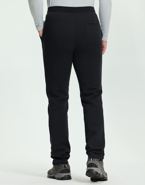 Pioneer Camp Men's Sherpa Lined Sweatpants Winter Warm Fleece Joggers Heavyweight Thermal Pants for Athletic Lounge Running
