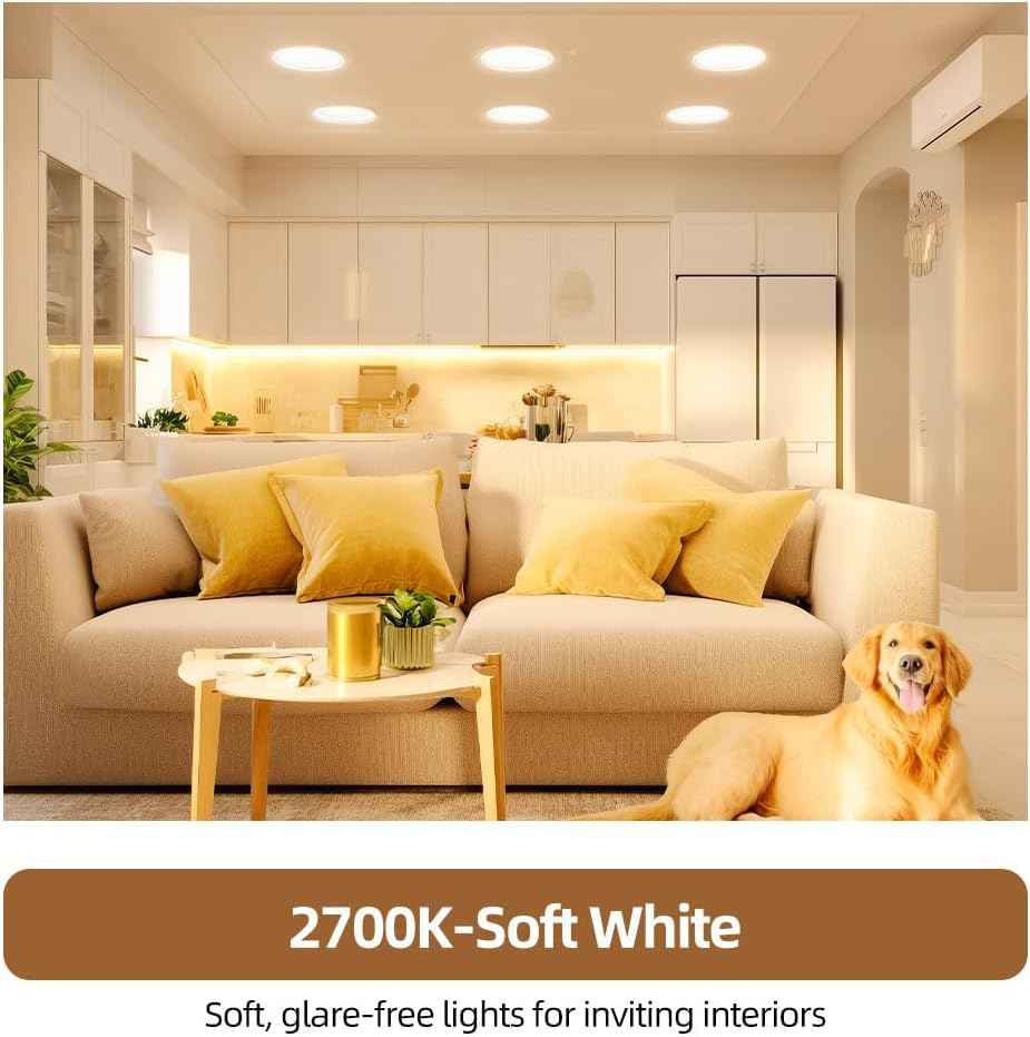 BR30 LED Bulbs 36-Pack - 65W Equivalent, 5000K Daylight, Dimmable, Flicker-Free, Energy Efficient E26 Base