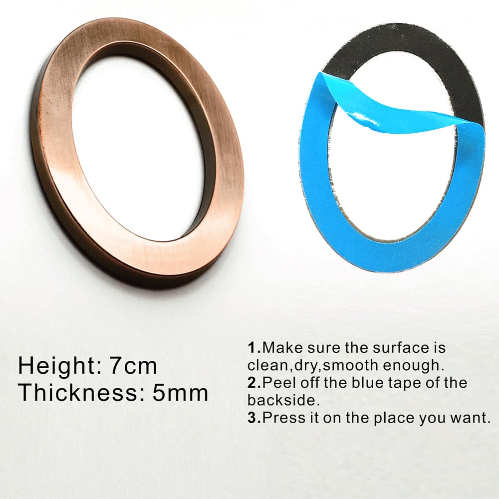 Diggoo 20 Pack Mailbox Numbers 0-9, 2 Inch High, House Numbers Door Address Appeal Stickers for Apartment, House, Room, Office, Cars, Trucks, Plating Process Number Sign Bronze