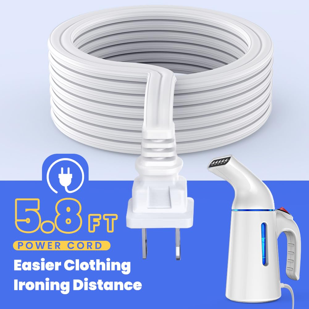 Blesgam Steamer for Clothes 700W, Fast Heat-up in 40S, Clothes Steamer with 120ML Water Tank, 25g/min Strong Penetrating Steam, Handheld Steamer Iron for Travel and Home(GY169)