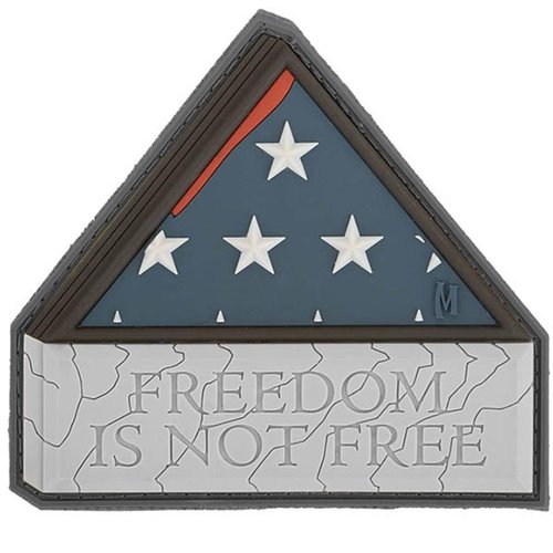 Maxpedition Gear Freedom is Not Free Patch, Swat, 3 x 2.8-Inch