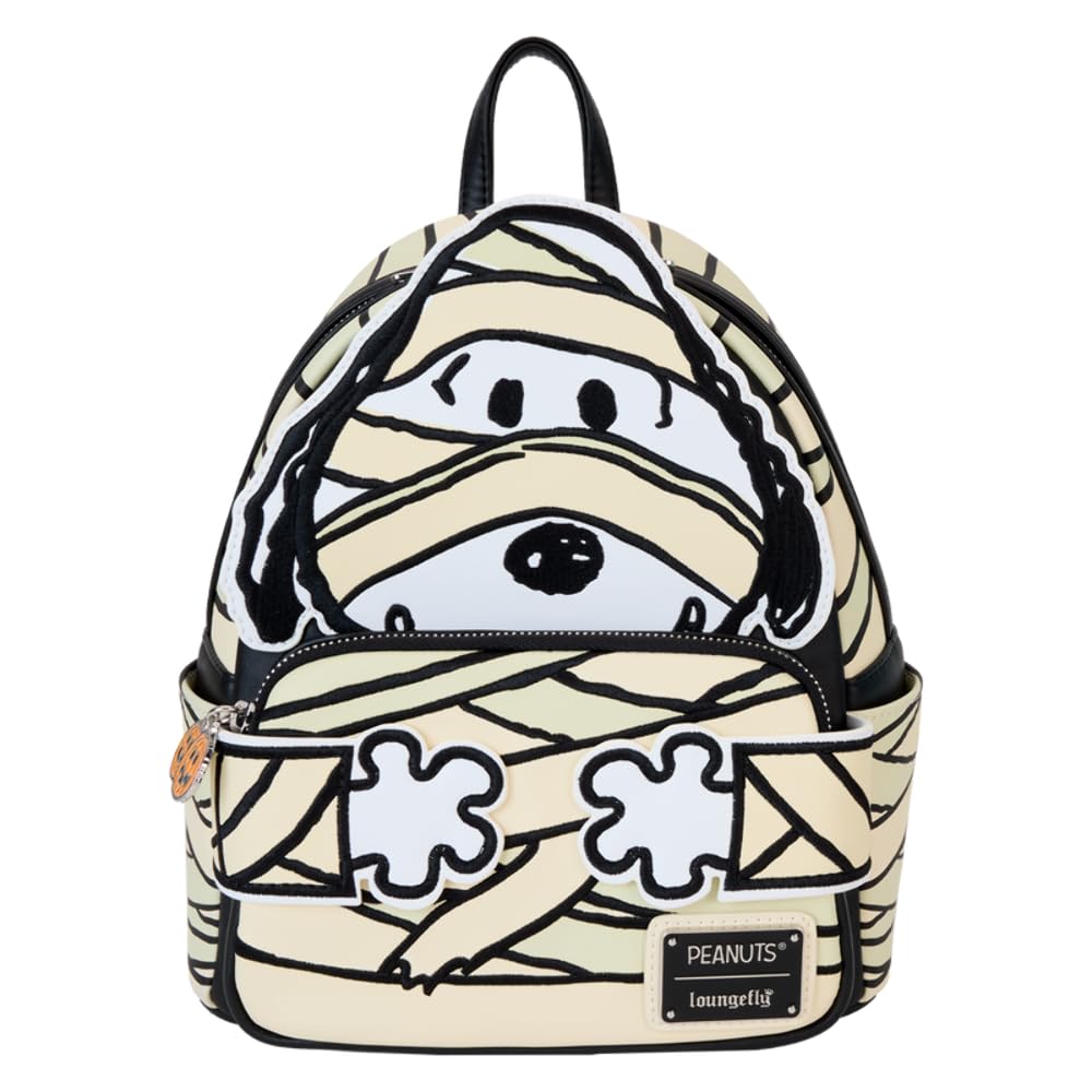 Loungefly Peanuts Snoopy Mummy Glow Mini Backpack