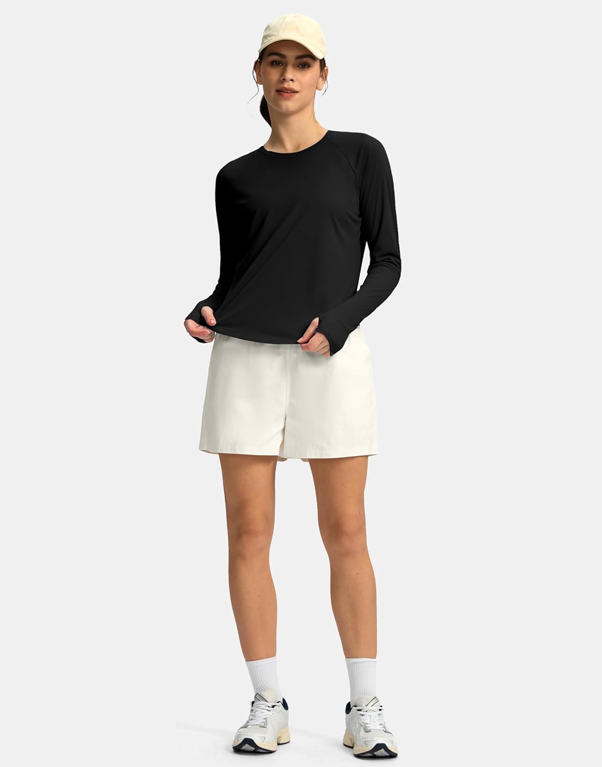 Soothfeel Women's Long Sleeve Workout Shirt - UPF 50+ UV Protection, Lightweight & Quick Dry
