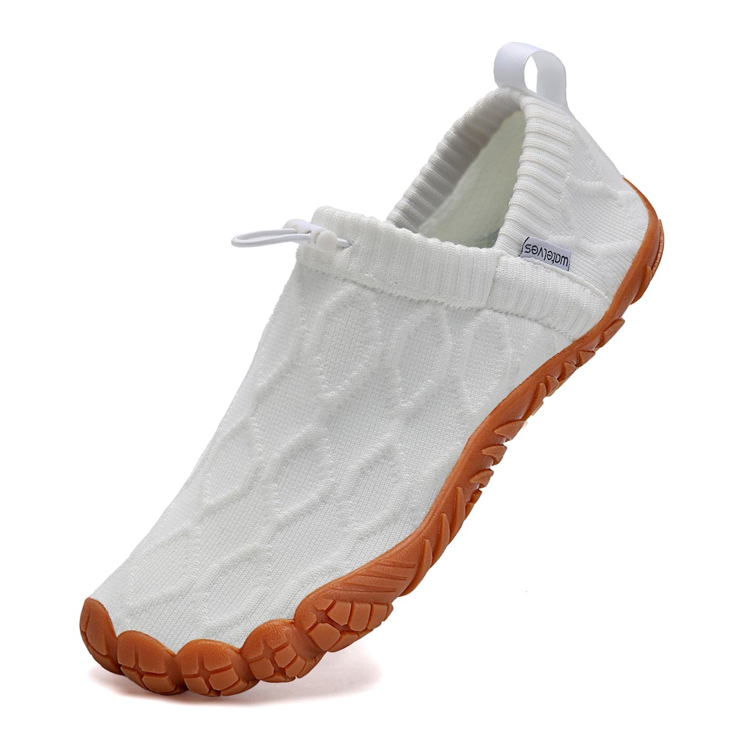 WateLves Barefoot Water Shoes Women Men Minimalist Comfortable Walking Shoes Beach Outdoor Running Sneakers (White,39)