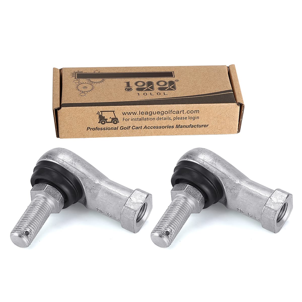 10L0L Golf Cart Outer Tie Rod End Ball Joint Kit for Yamaha G22, G27, G29 Drive Gas and Electric Golf Cart 2003-Up