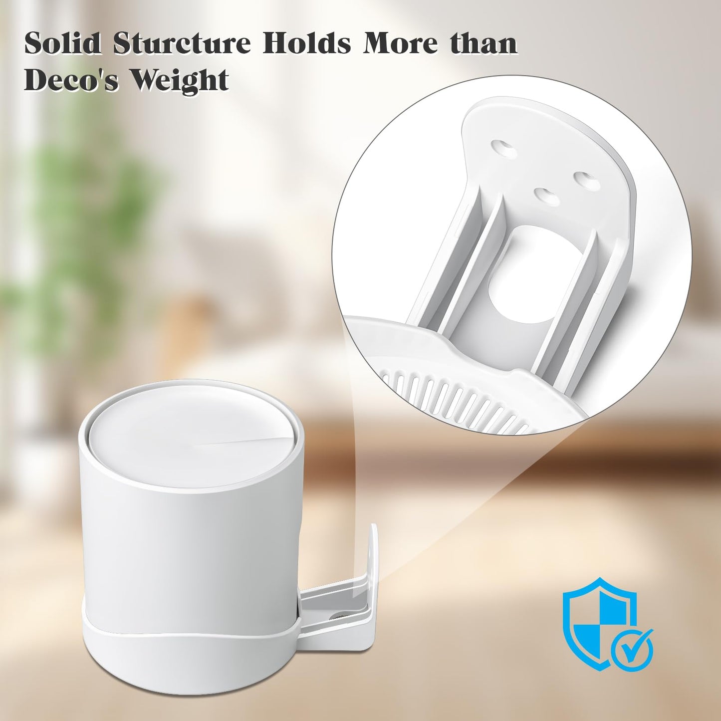 Wall Mount Bracket for TP-Link Deco X55/AX3000/X20/X50/X60/X4300 Pro/X5000/X5400 Pro/W3600/W4500/W6000 (1-Pack)