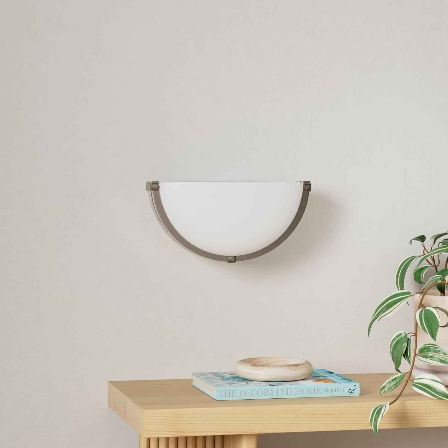 Modern 13-Inch Dimmable LED Wall Sconce - Adjustable Color Temperature, Brushed Nickel (2 Pack) for Bathroom Vanity