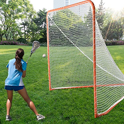 Foldable Portable Lacrosse Goal Net - 6x6x7FT for Practice