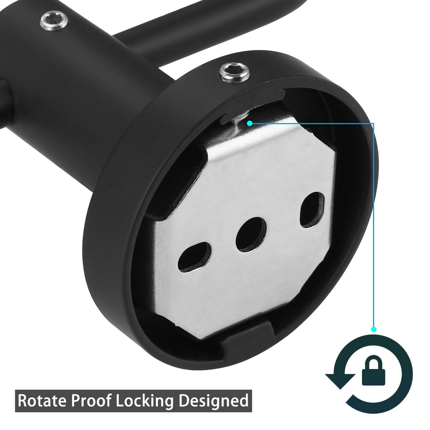 Toilet Paper Holder, Premium 304 Stainless Steel Paper Towel Holder, Toilet Paper Roll Dispenser Bathroom 5.5" TP Holder for Kitchen Washroom (Matte Black)