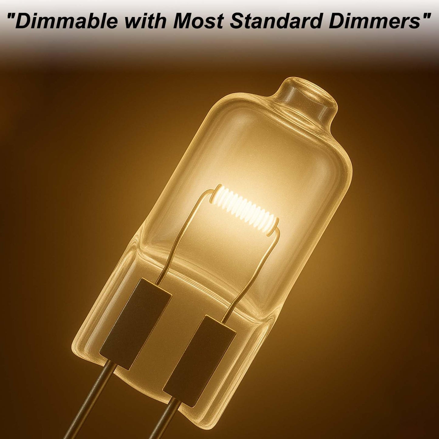 SANJOON 64405 12V Halogen Bulb 5W 55 Lumens T4 Halogen Transparent Bulb, Replace G4 Dual Pin Base, Compatible with Indoor Embedded Lighting, Track Lighting