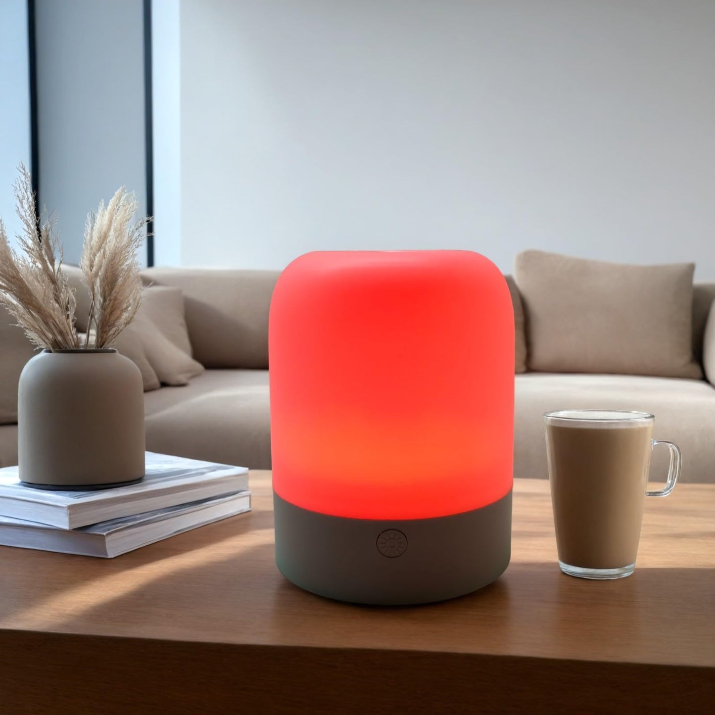 XOIDMIVCN Night Light for Baby Nursery, 8 Colours Bedside Touch Sensor Night Lamps for Kids Breastfeeding and Sleep Aid, USB Rechargeable Nursery Lights8, Warm Light (Touch)