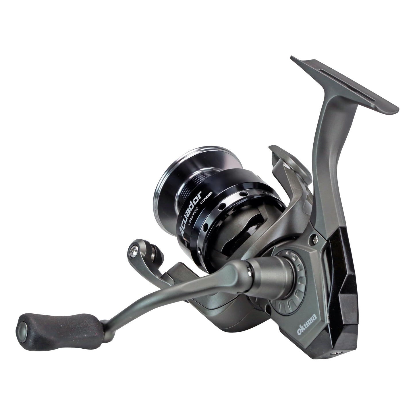 Okuma Acuador 4BB Steel Drive Lightweight Freshwater Spinning Reel, ACU-4000A,Black