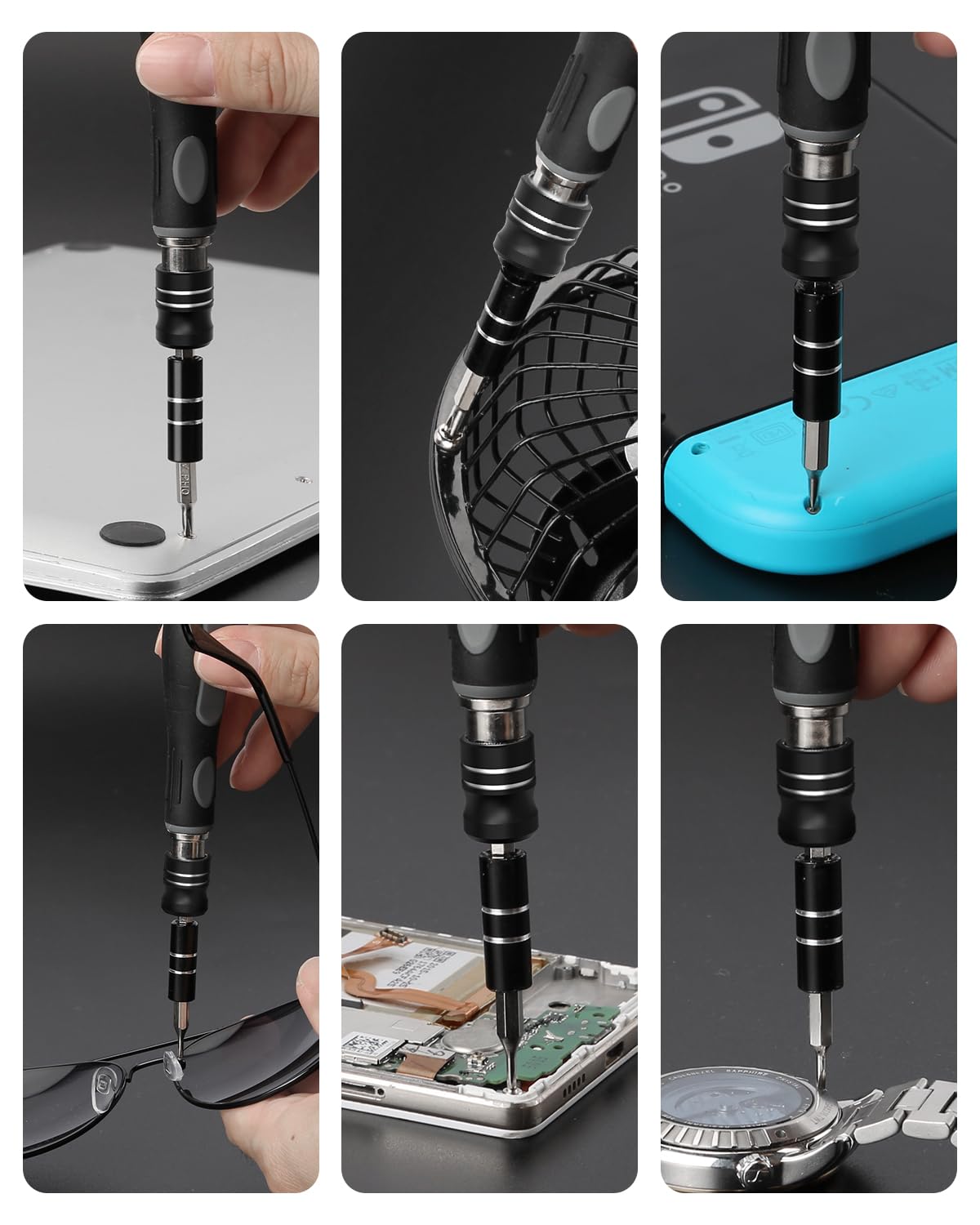 RARTOP Precision Screwdriver Set - 48 in 1 screwdriver bit set Magnetic Small Screwdriver Set with Case, mini screwdriver set for Computer, Laptop, iPhone, MacBook, PC, Game Console, Eyeglass(48-IN-1)