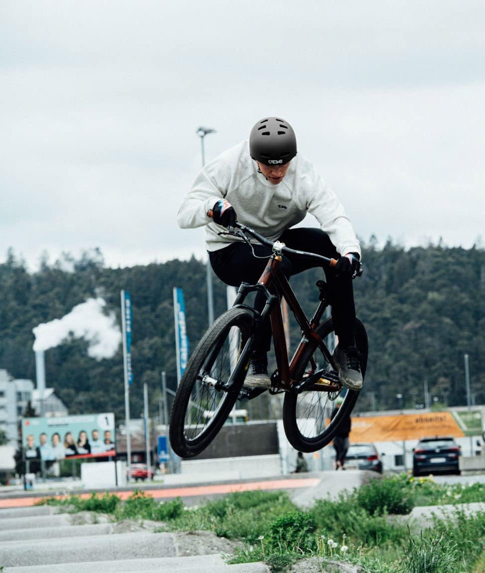 TSG Evolution Bike & Skate Helmet - Triple Certified Safety for Cycling, BMX, and Skateboarding | Swiss Design