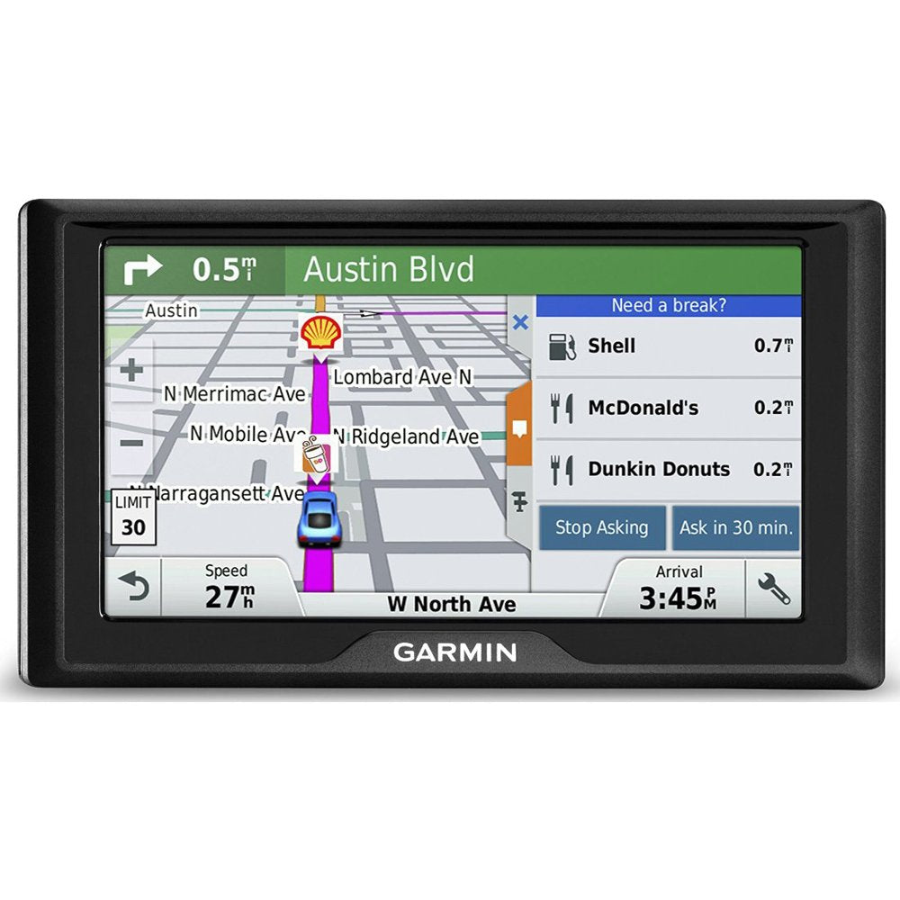 Garmin 010-01532-0C Drive 50 USA LM GPS Navigator System with Lifetime Maps, Spoken Turn-by-Turn Directions, Direct Access, Driver Alerts, and Foursquare Data