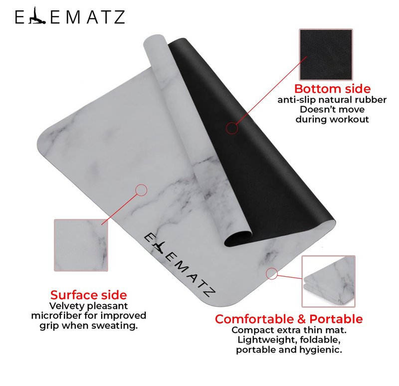 Pilates Reformer Mat (Marble)