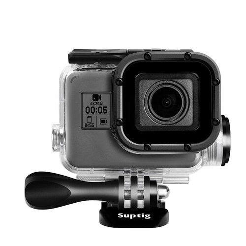 Suptig Replacement Waterproof Case Protective Housing Compatible for GoPro Hero 7 Black Hero 5 Gopro Hero 6 for Underwater Charge Use Water Resistant up to 164ft (50m)