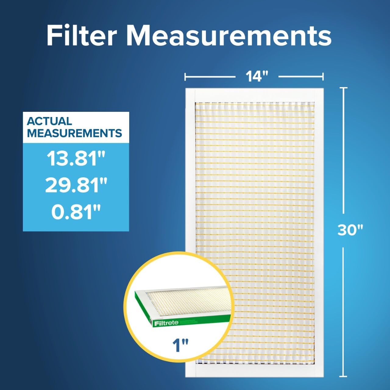 Filtrete 25x25x1 MPR 700 Air Filter - MERV 8, 3-Month Pleated Electrostatic, 6-Pack