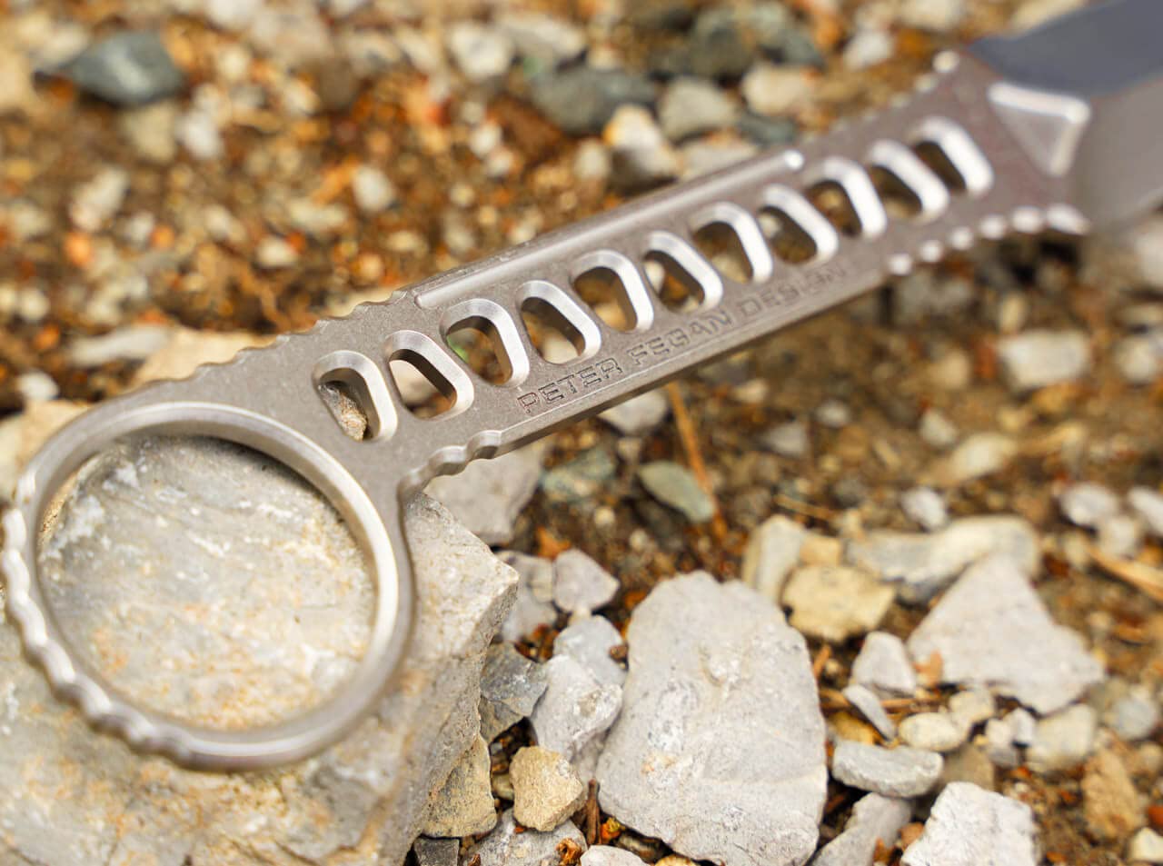 Boker Plus Voodoo Silver Fixed Blade, 3.35" 440C Stainless Steel Blade, Designed by Peter Fegan