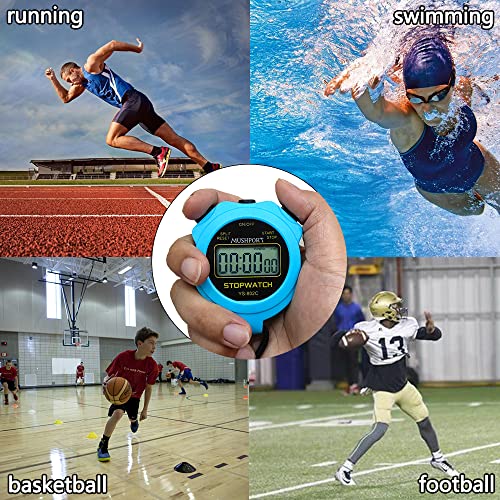 Digital Stopwatch Timer for Sports - Silent Operation & Large Display