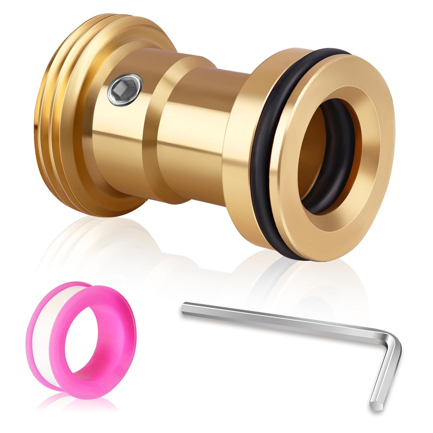 Brass Tub Spout Adapter, RP33794 Tub Spout Repair Kit for Slip-on Diverter, Replacement Kit for Delta Faucet